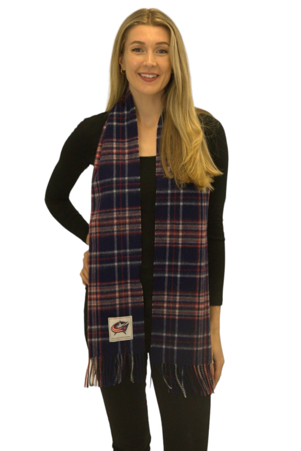 Columbus Blue Jackets Lambswool Scarf Extra Long
