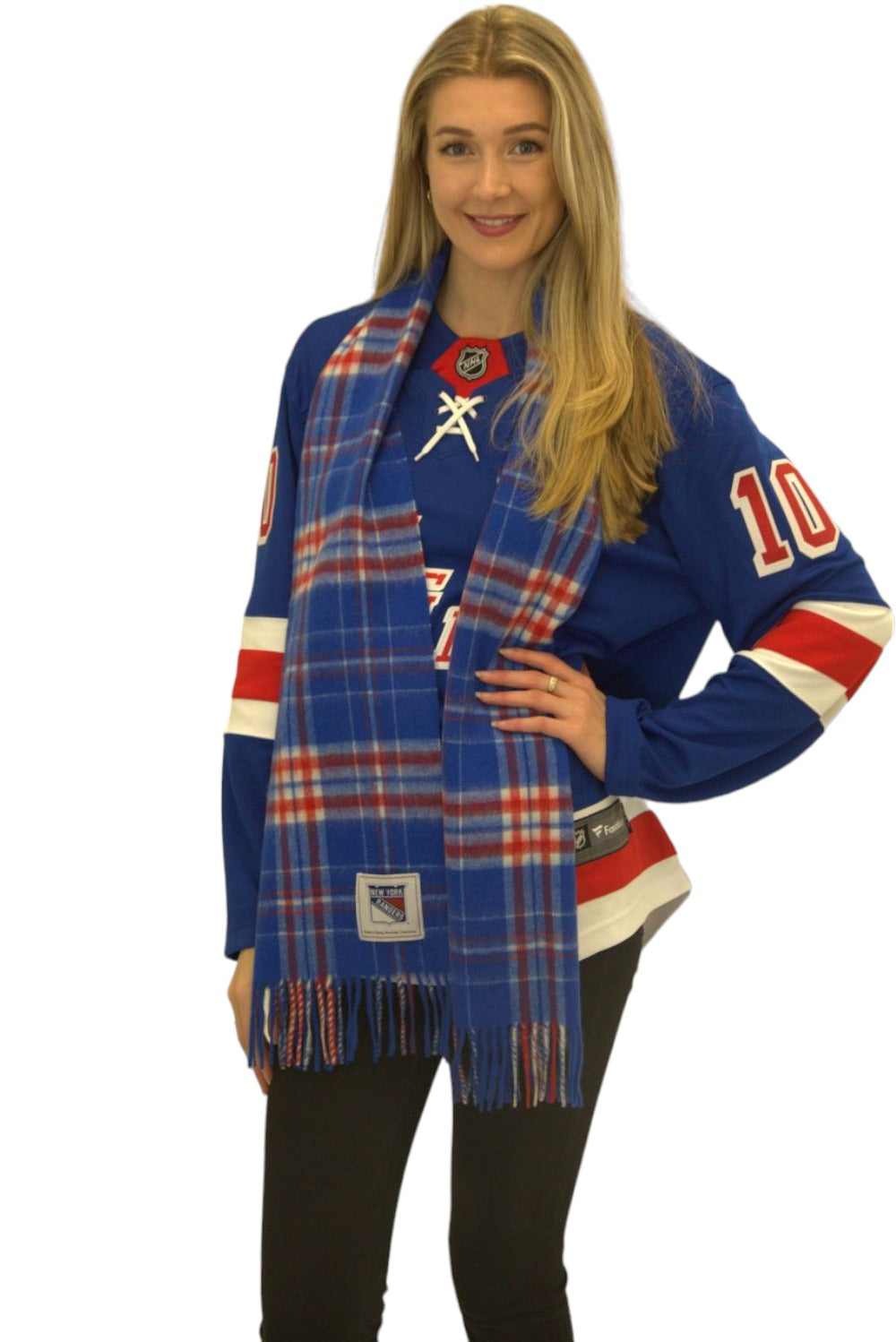 New York Rangers Lambswool Scarf Extra Long