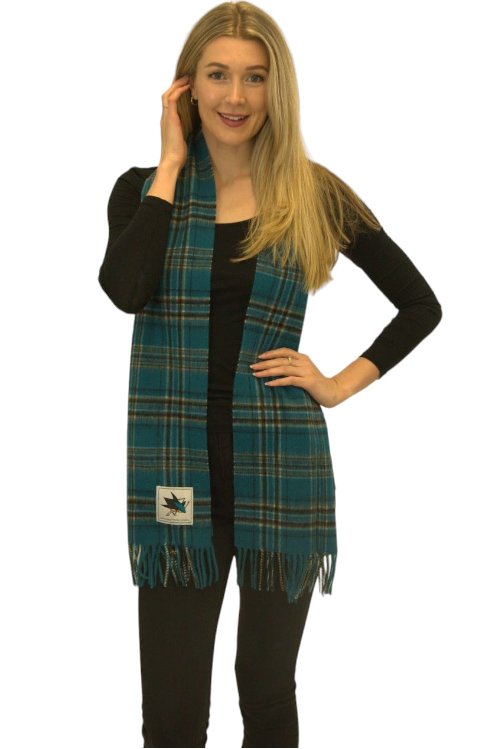 San Jose Sharks Extra Long Lambswool Scarf