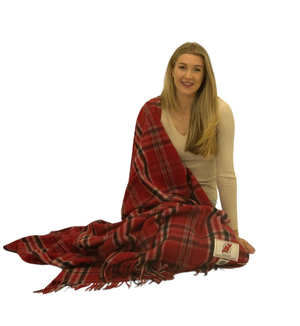 New Jersey Devils Wool Blanket