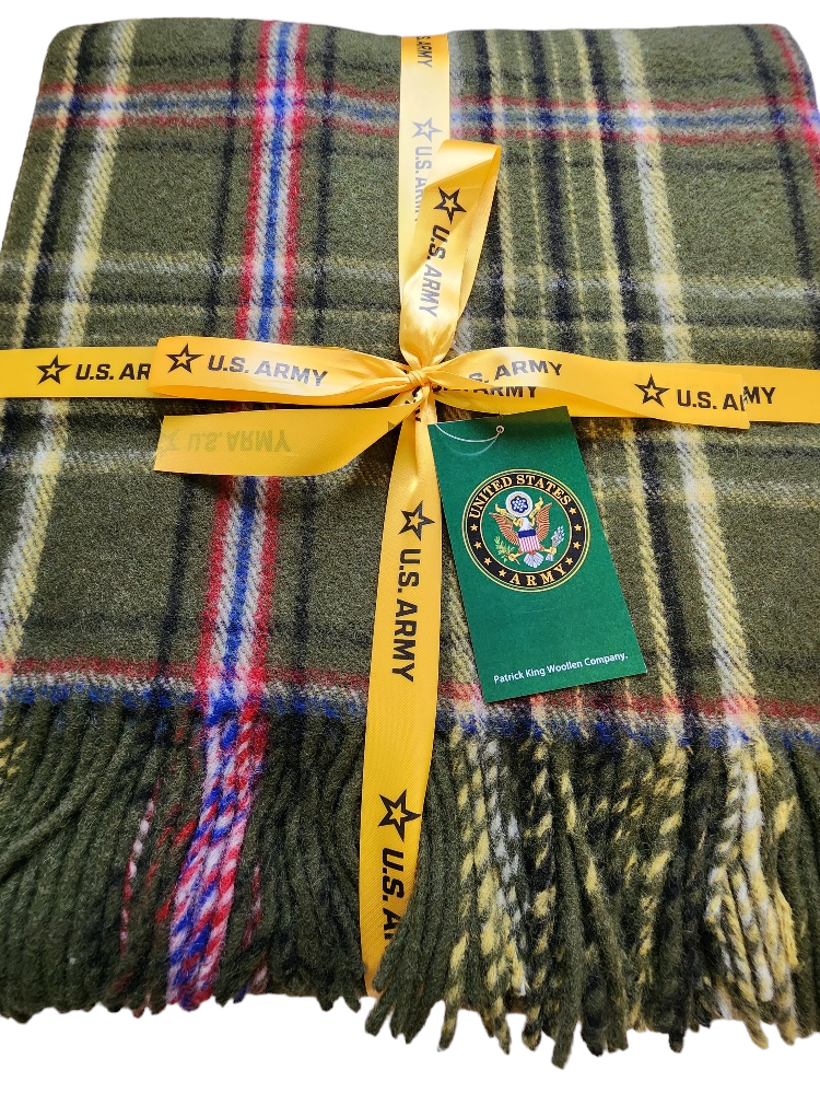 US Army Emblem Deluxe Wool Blanket