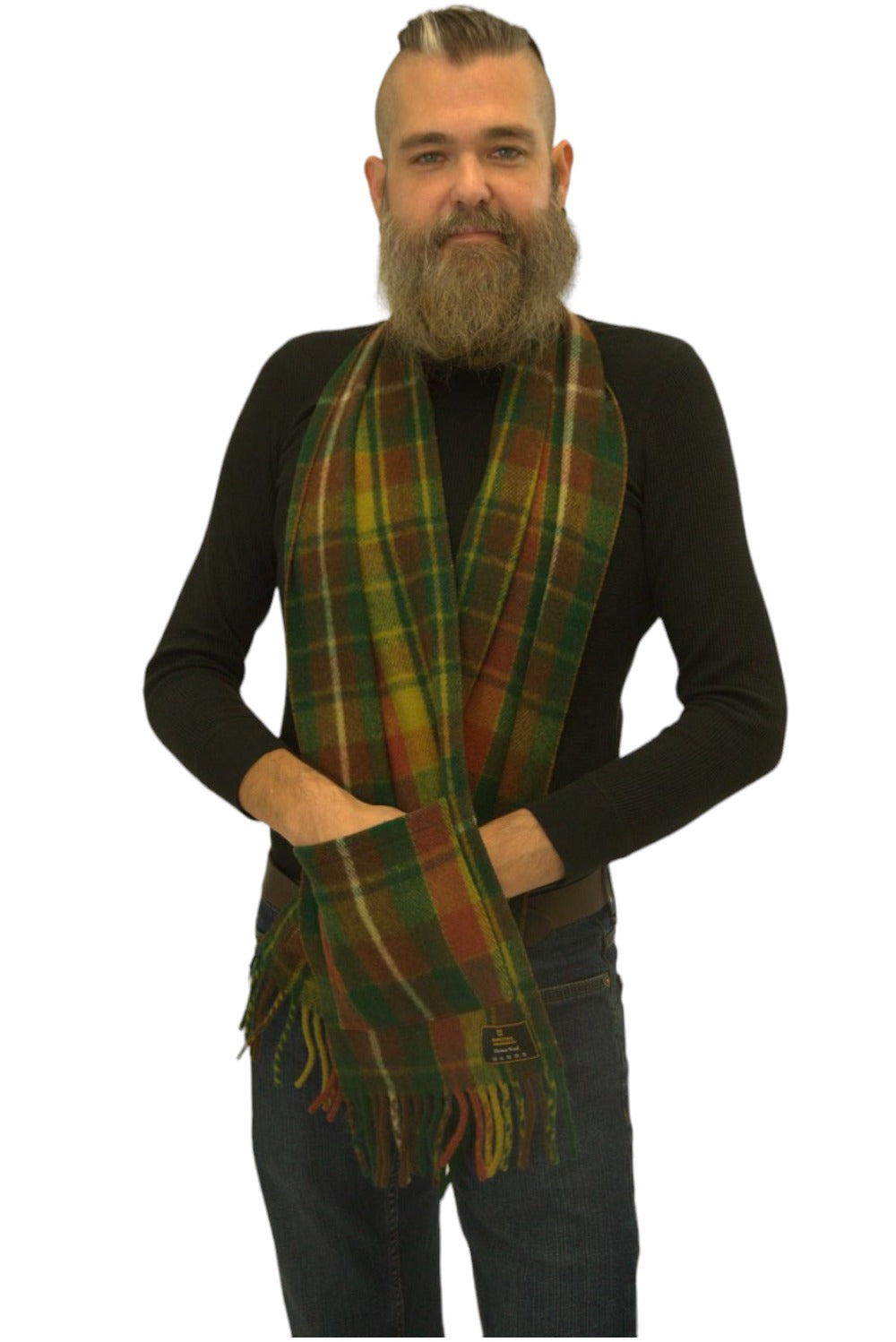 Tartan Wool Pocket Scarves