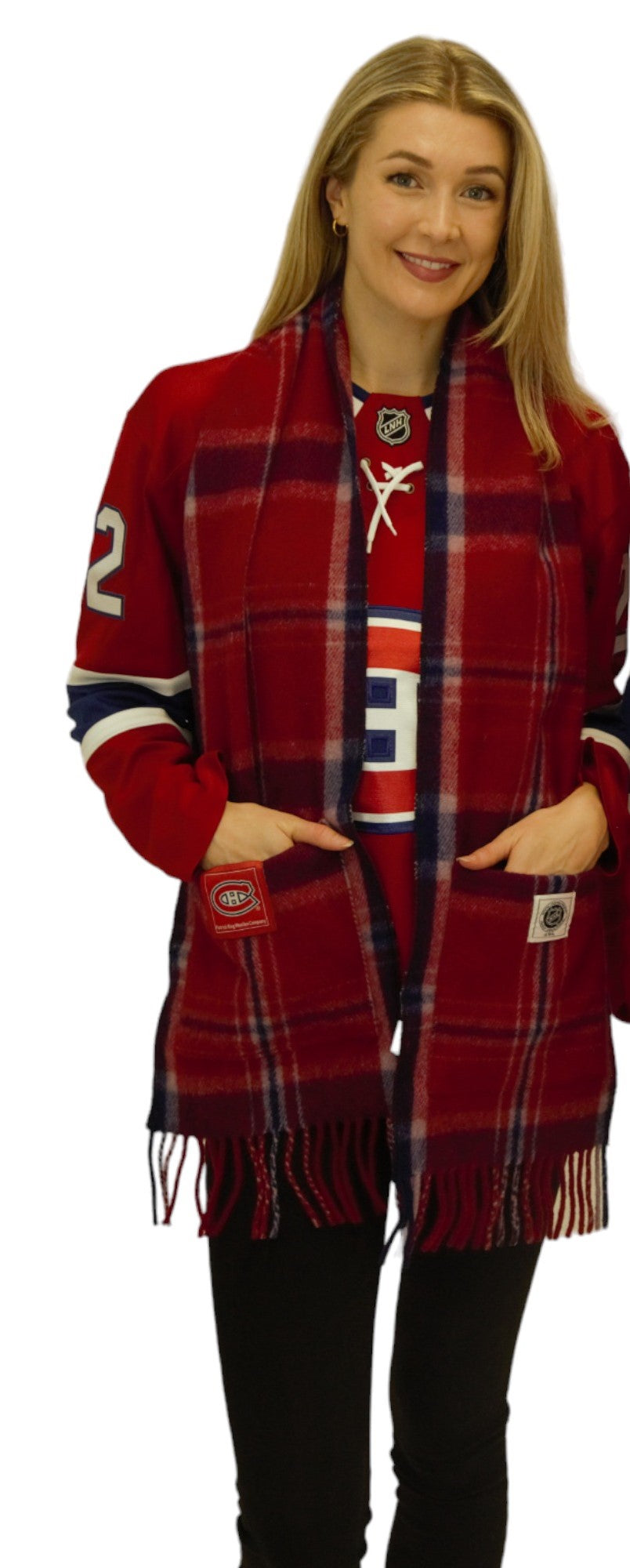 Montreal Canadiens Wool Pocket Scarf