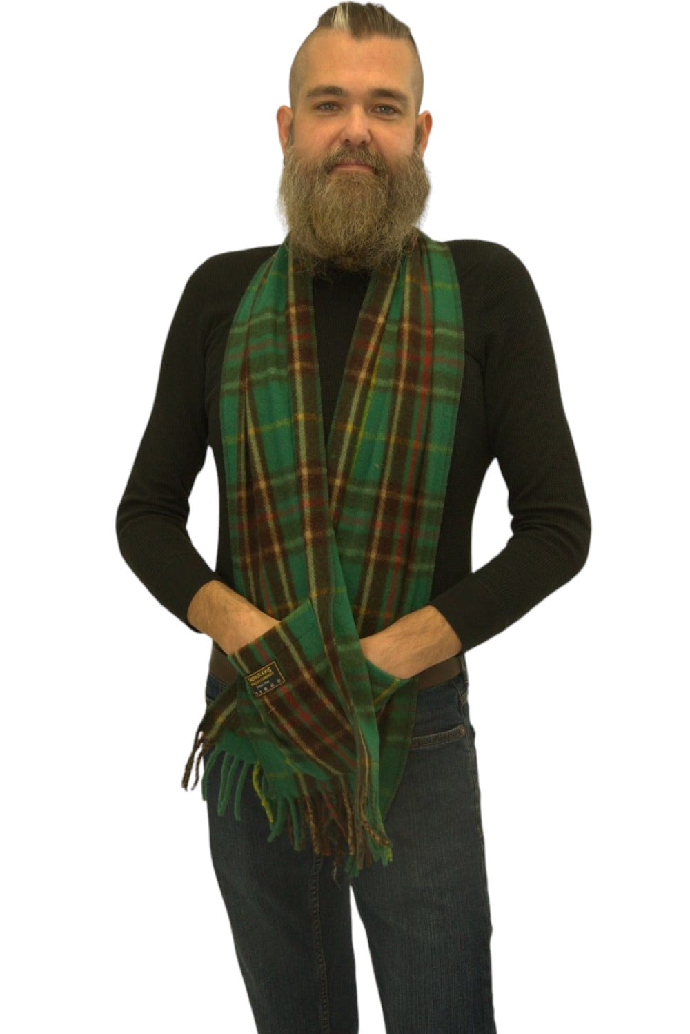 Tartan Wool Pocket Scarves