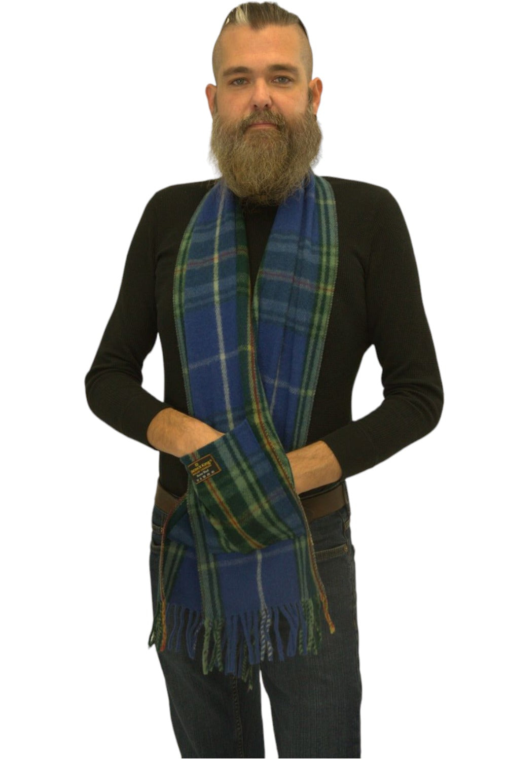 Tartan Wool Pocket Scarves