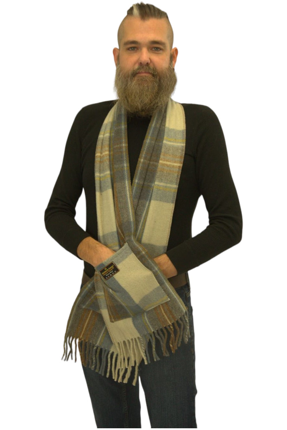 Tartan Wool Pocket Scarves