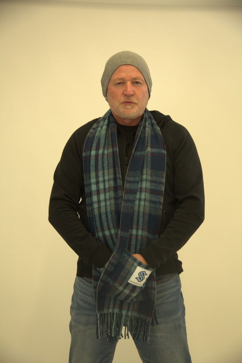 Seattle Kraken Wool Pocket Scarf