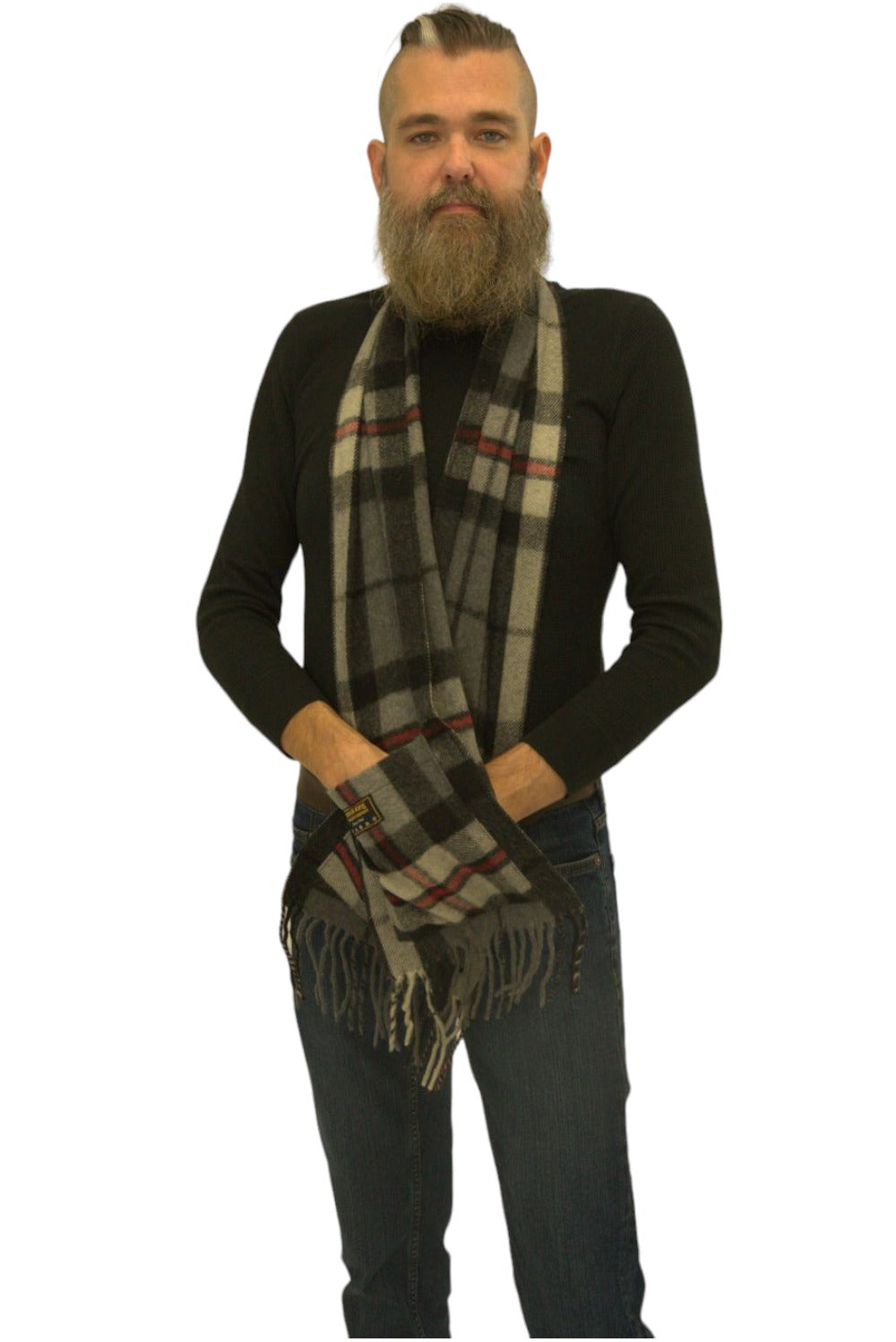 Tartan Wool Pocket Scarves