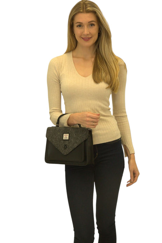 Harris Tweed Large Satchel