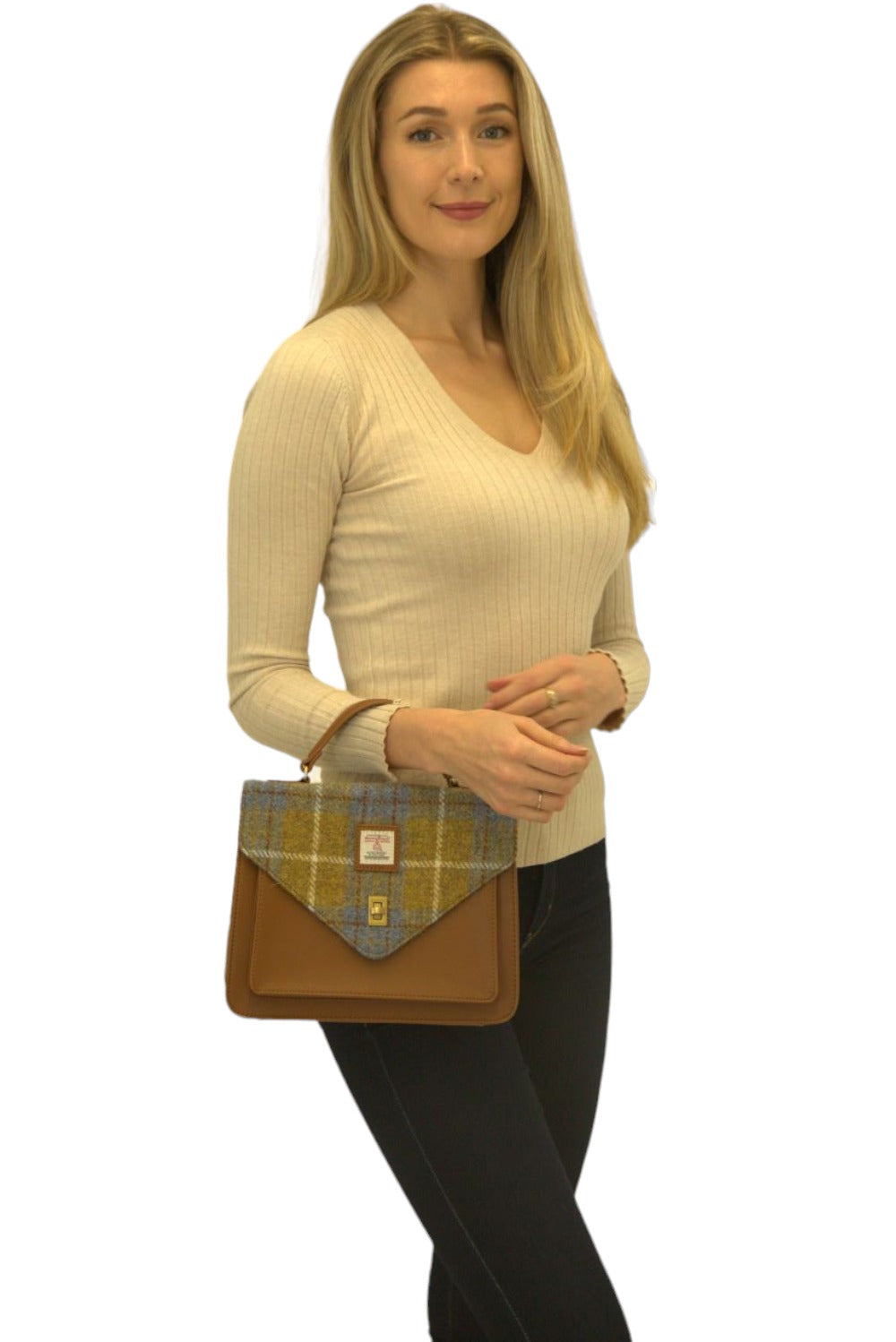 Harris Tweed Large Satchel