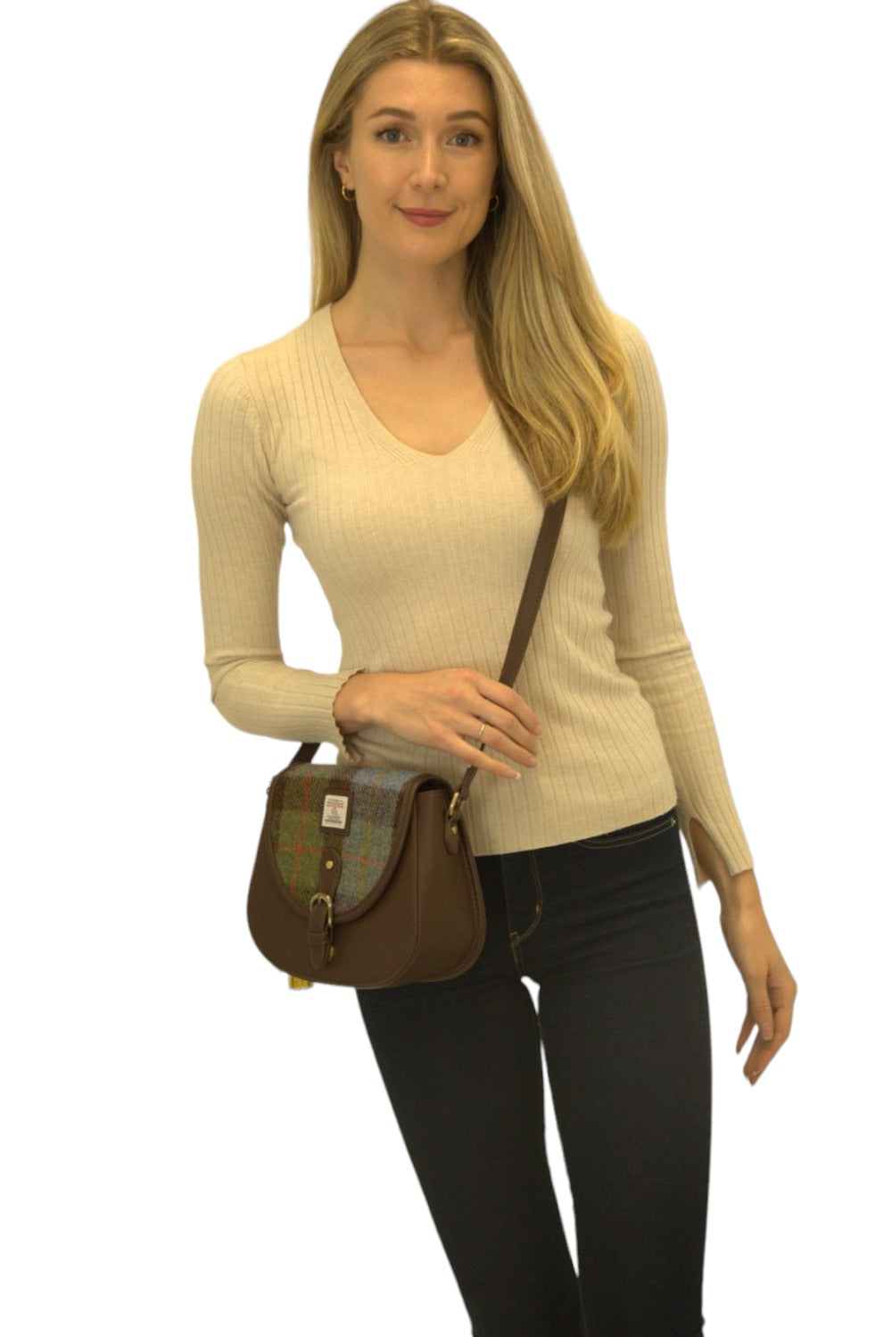 Harris Tweed Saddle Bag