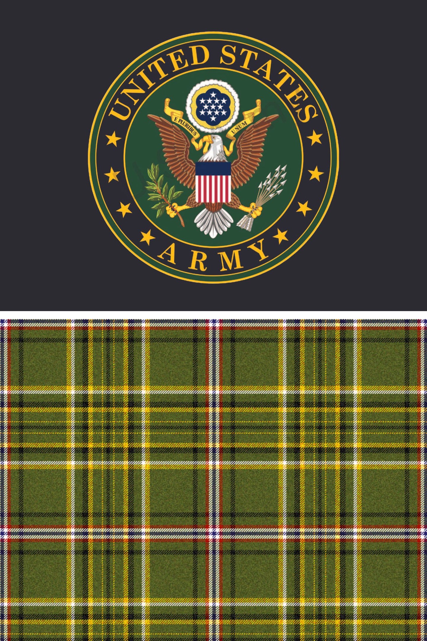 US Army Emblem Lambswool Scarf
