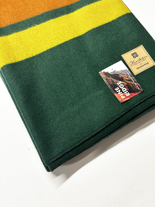 Pineridge Striped Heavy Wool Blanket