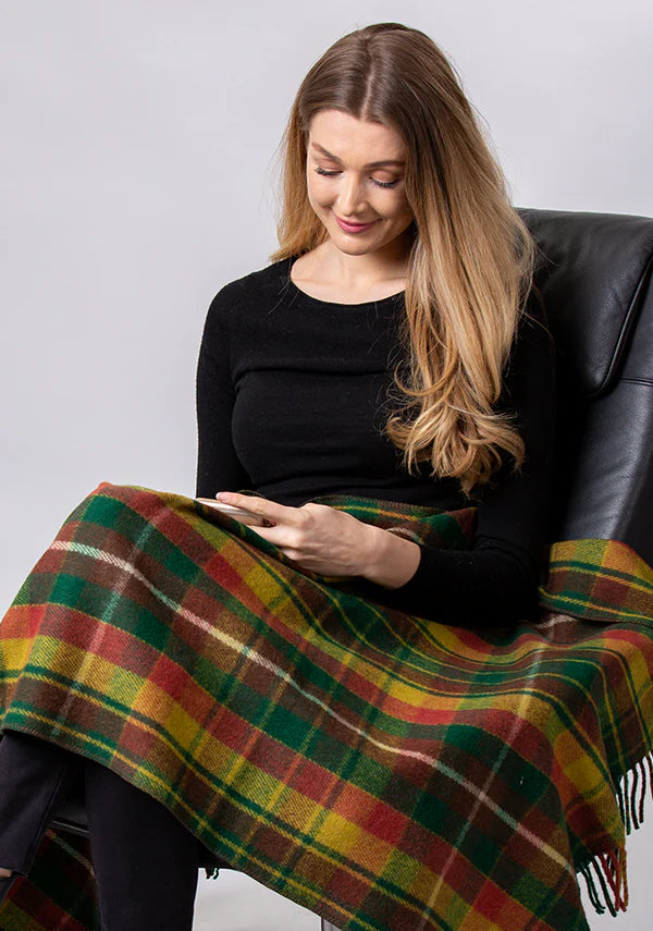Canadian Rockies Merino Wool Knee Blanket