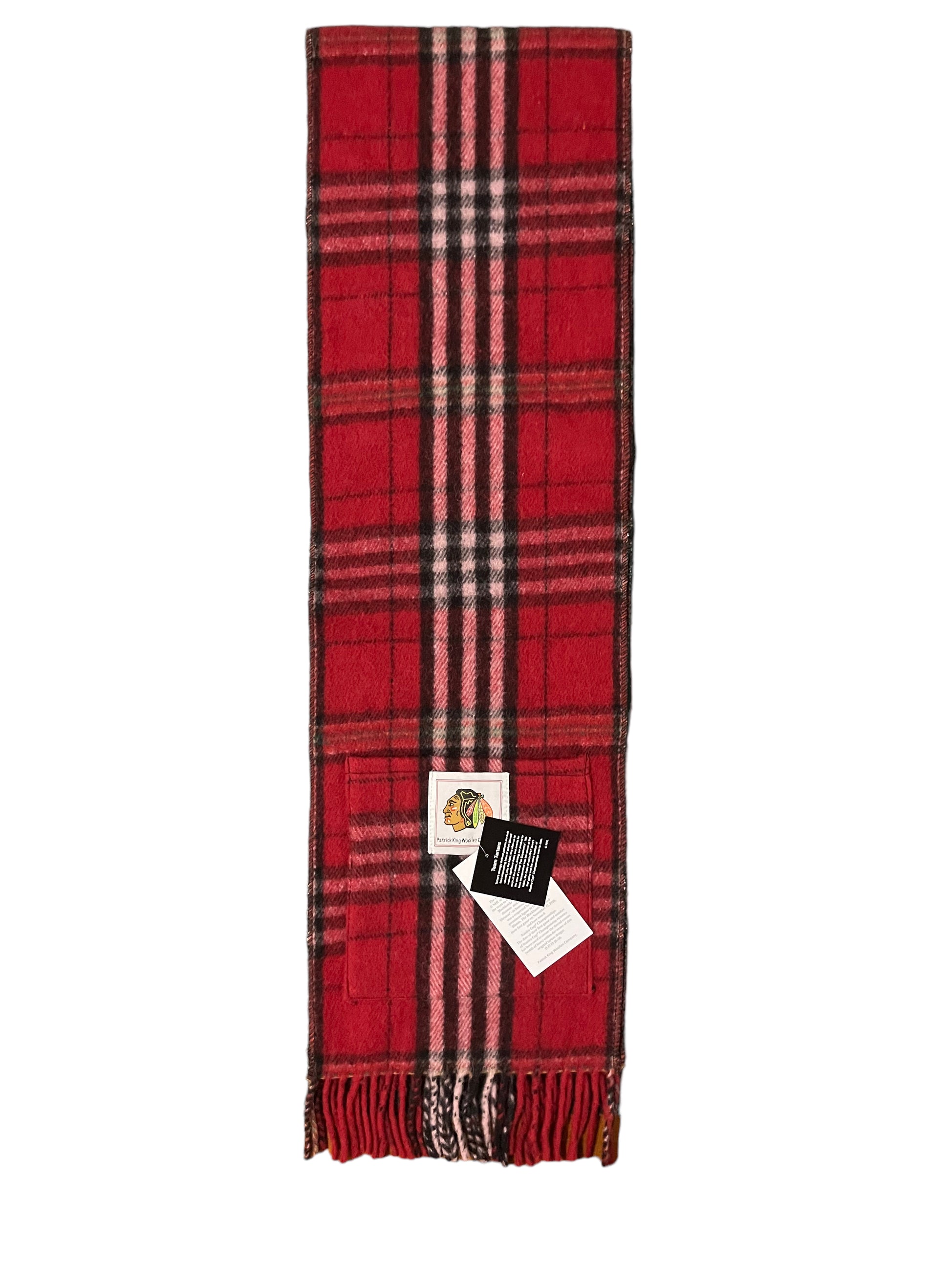 Chicago Blackhawks Wool Pocket Scarf