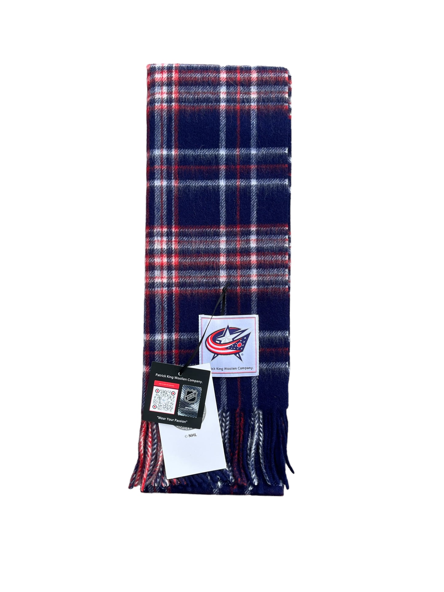 Columbus Blue Jackets Lambswool Scarf Extra Long