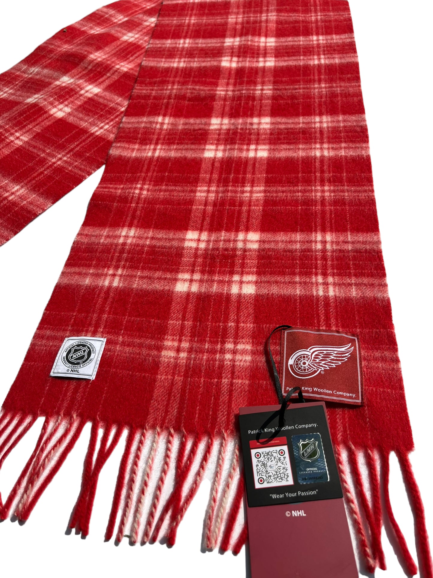 NHL Lambswool Scarf Detroit Red Wings