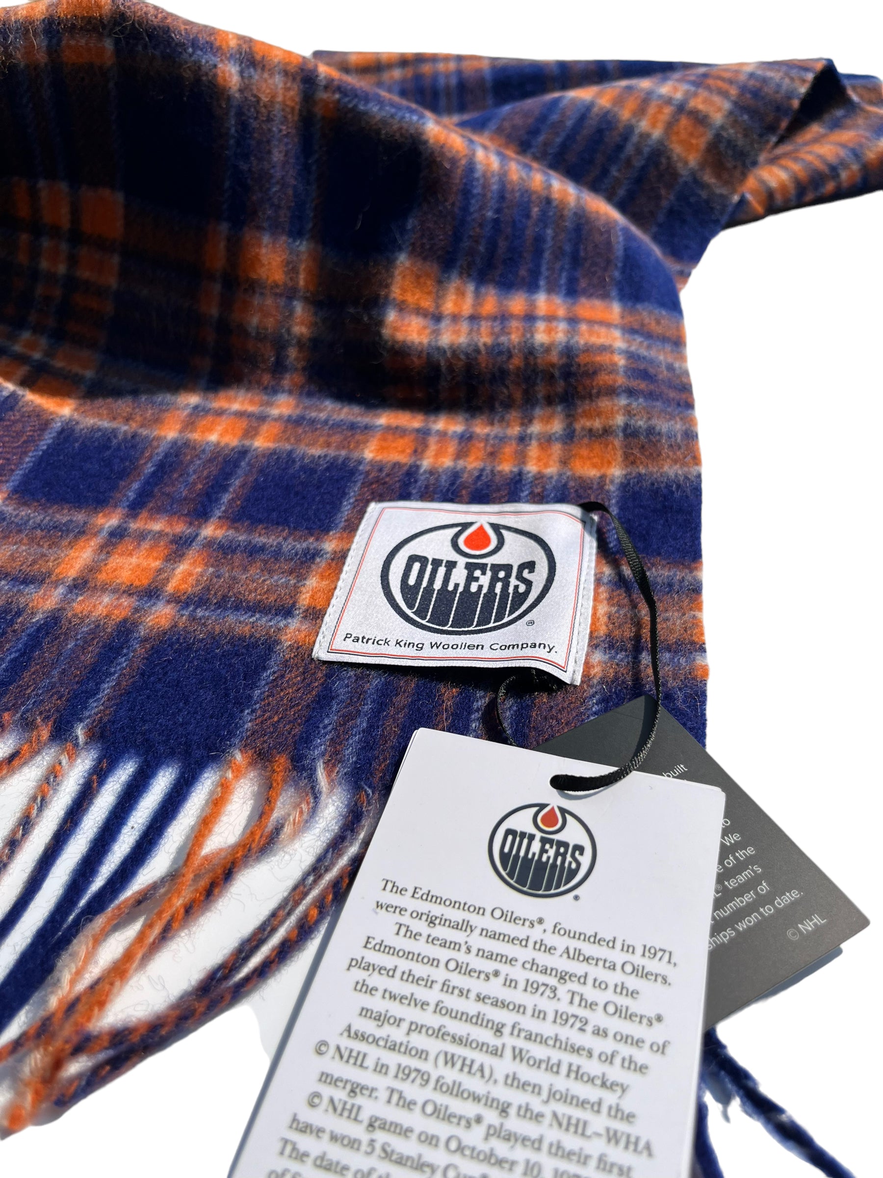 NHL Lambswool Scarf Edmonton Oilers