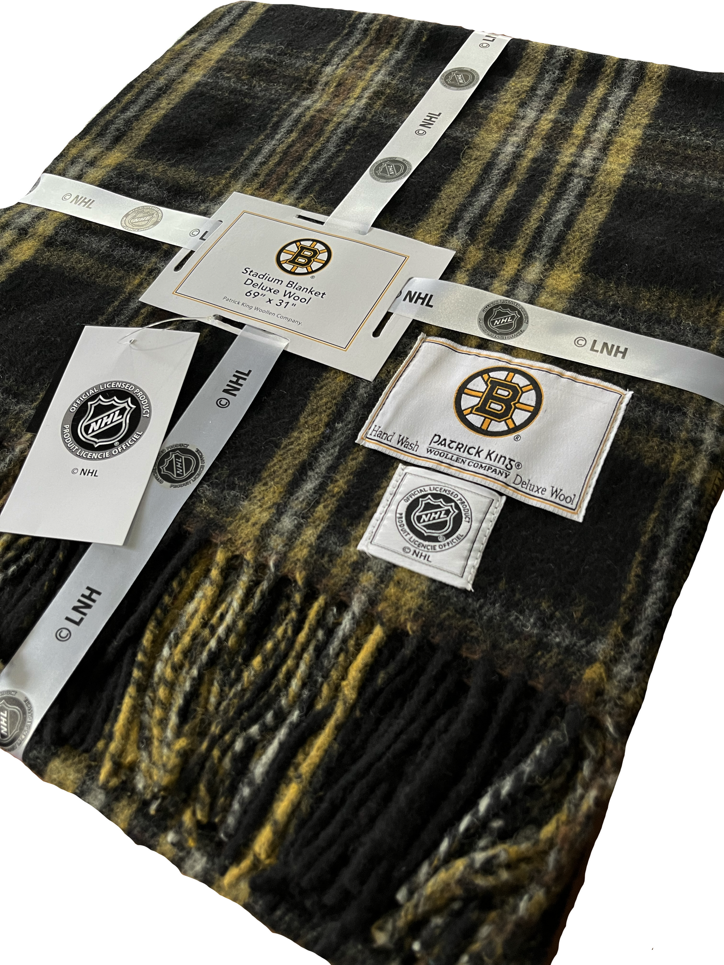 Boston Bruins Wool Stadium Blanket