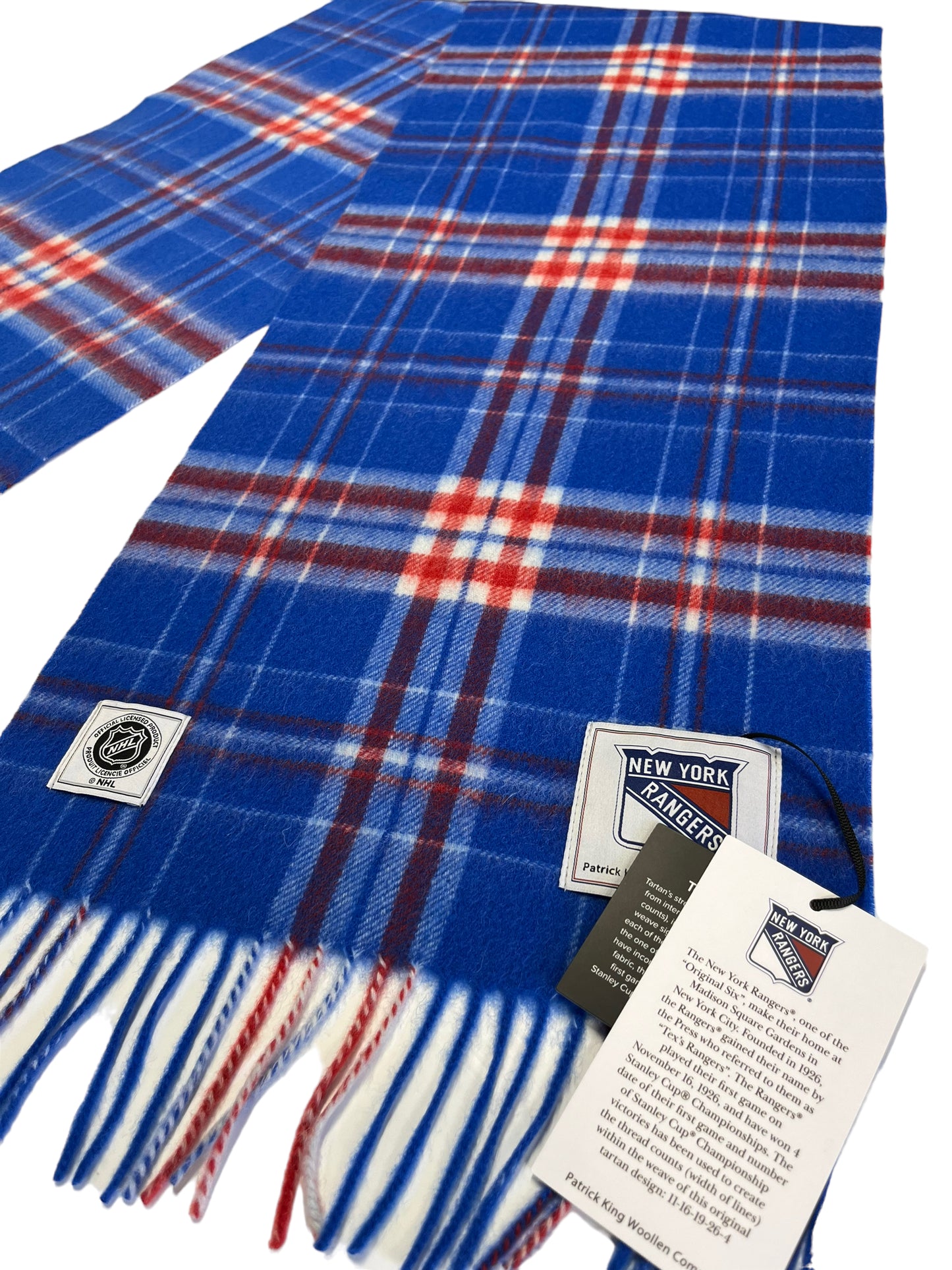 NHL Lambswool Scarf New York Rangers