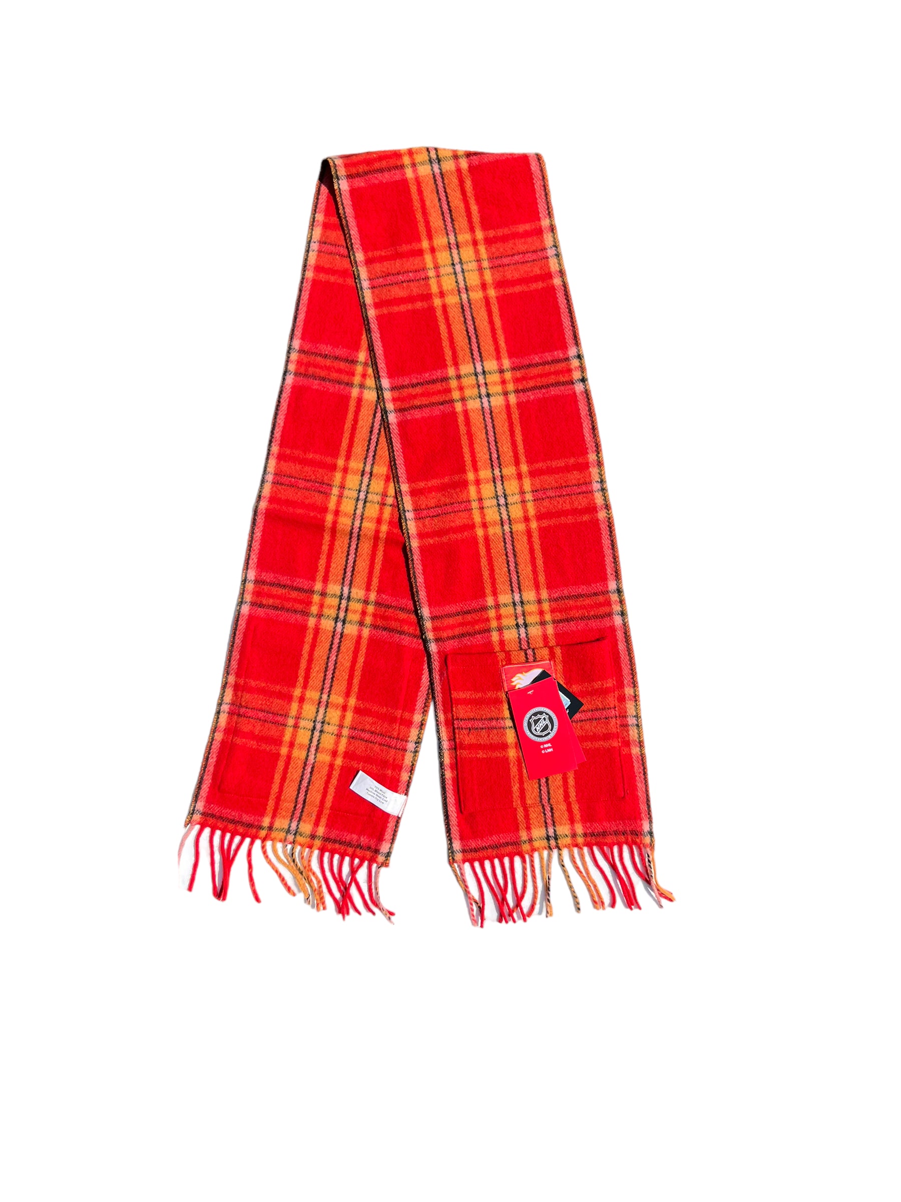 Calgary Flames Wool Pocket Scarf