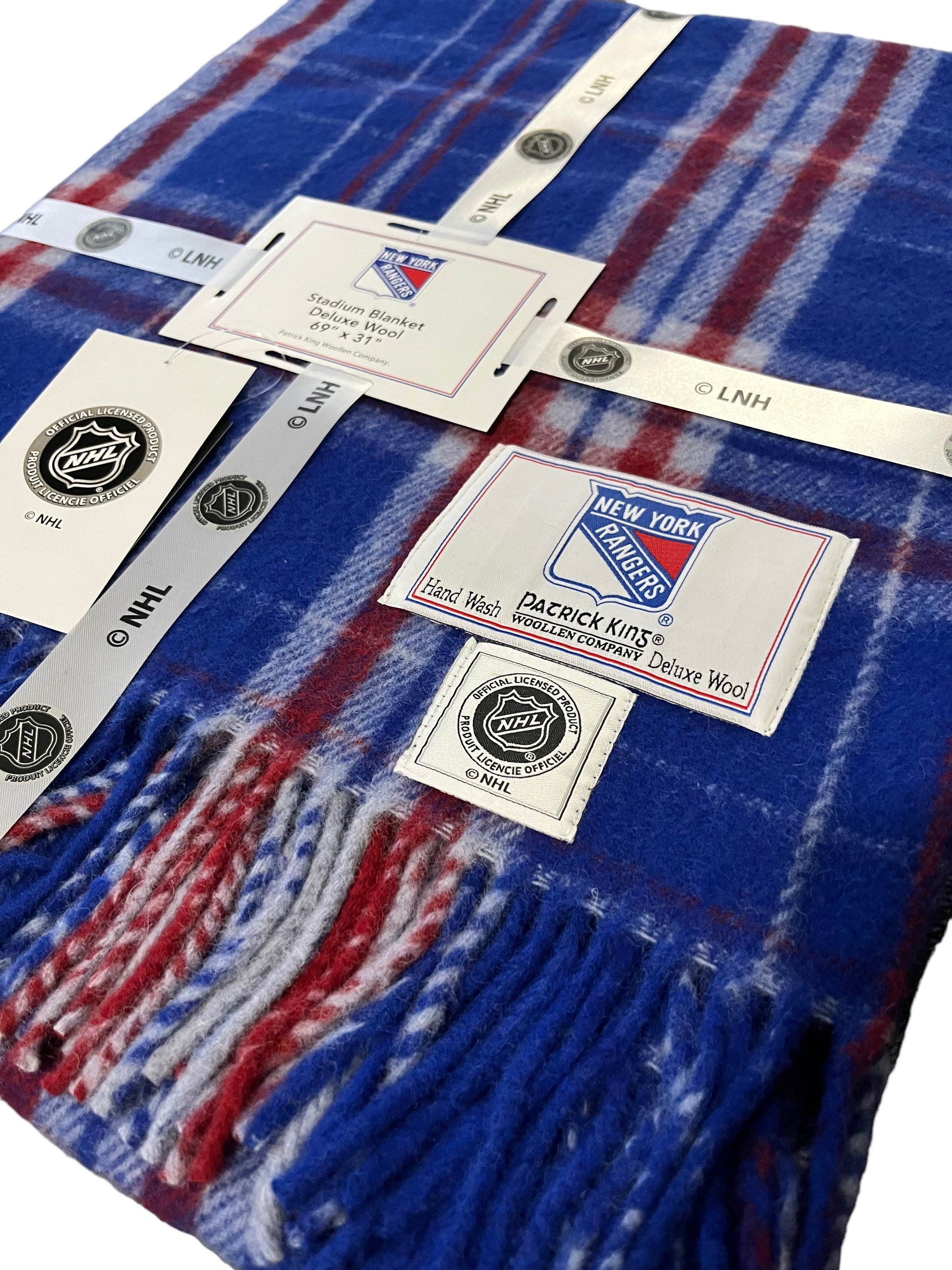 New York Rangers Wool Stadium Blanket