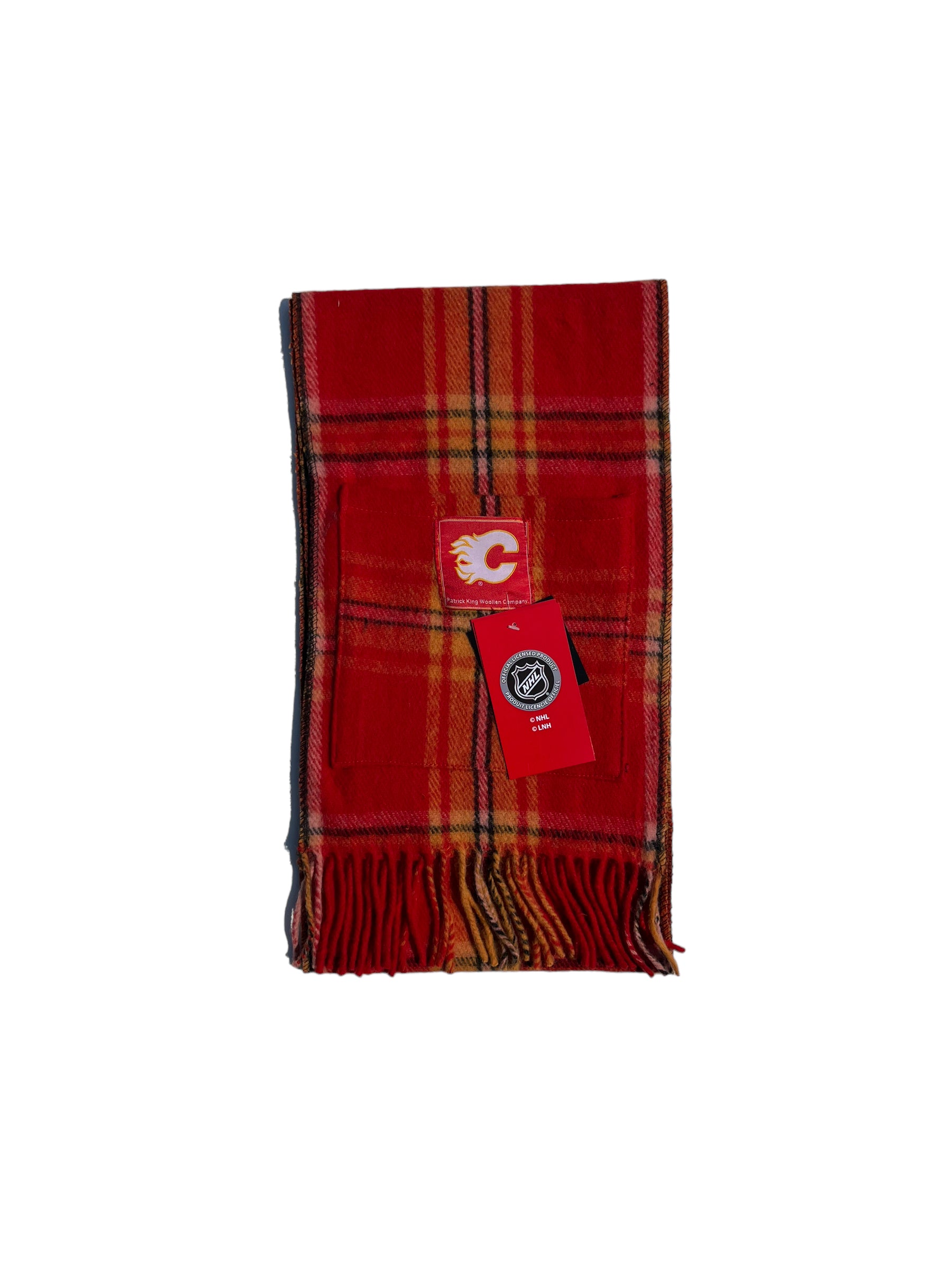 Calgary Flames Wool Pocket Scarf