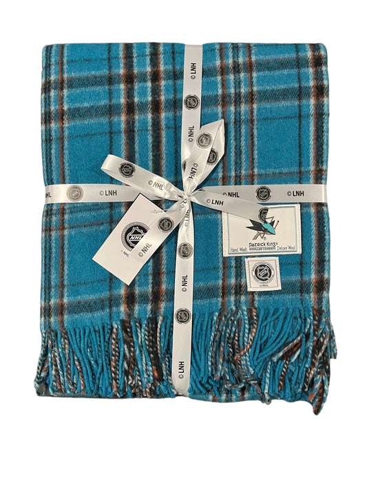 San Jose Sharks Wool Blanket