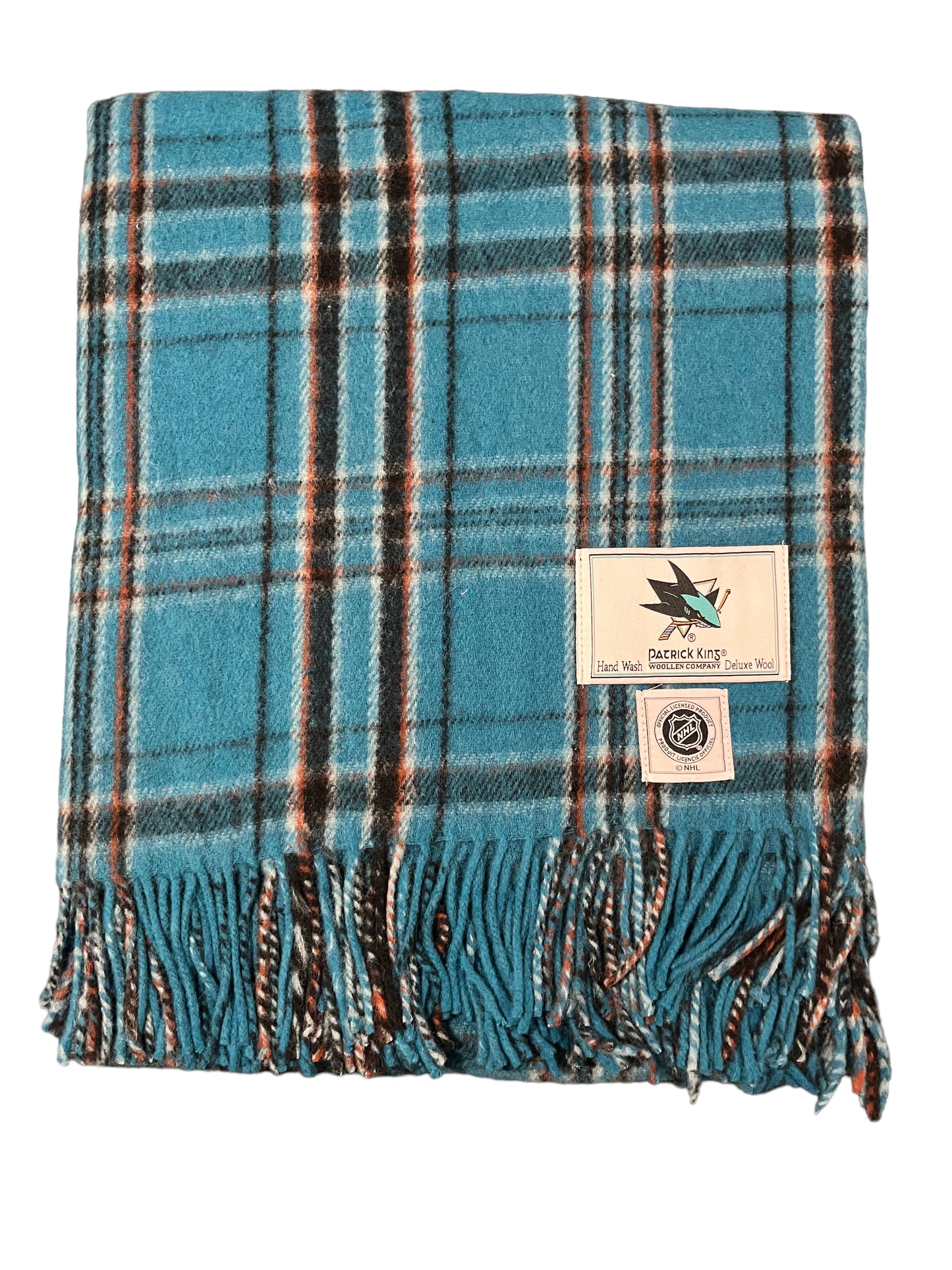 San Jose Sharks Wool Blanket