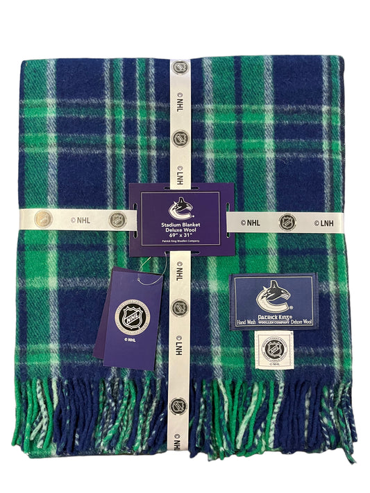 Vancouver Canucks Wool Stadium Blankets