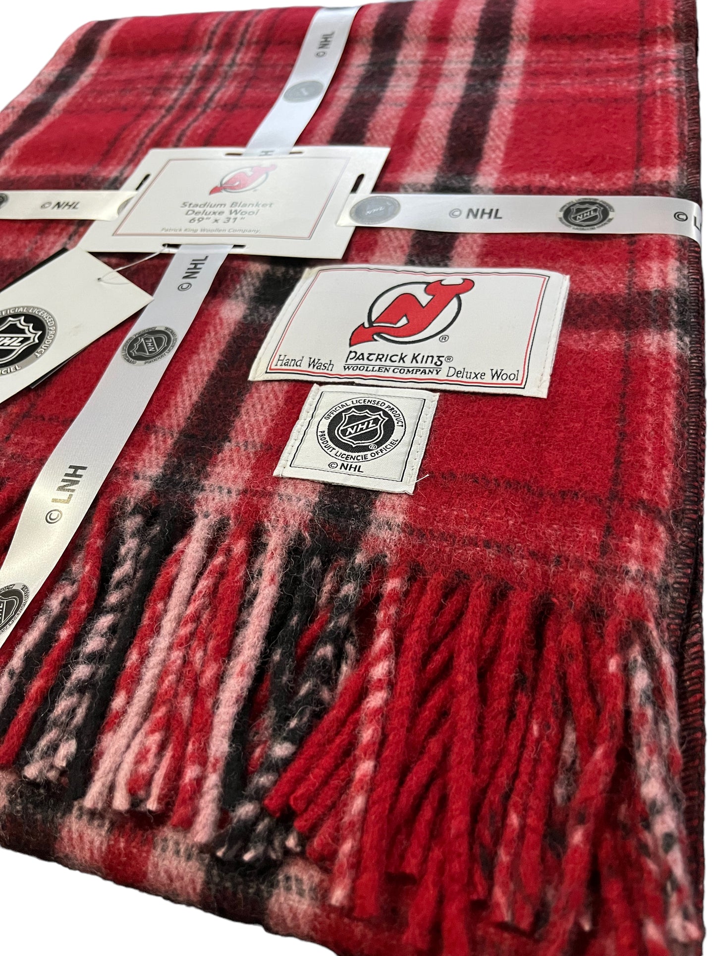 New Jersey Devils Wool Stadium Blanket