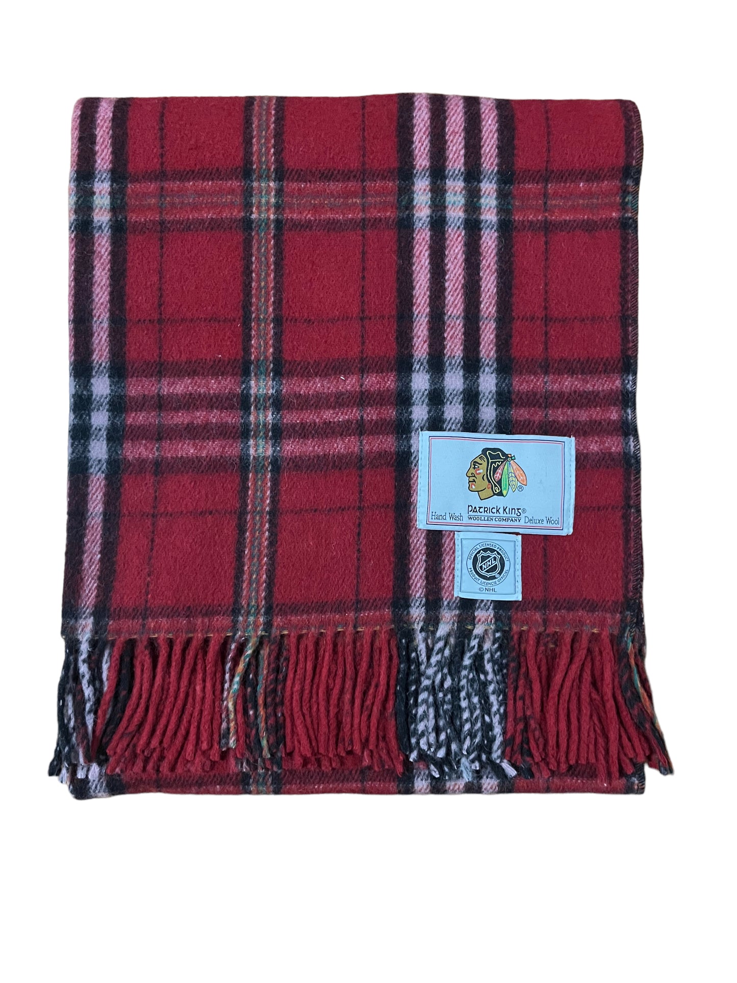 Chicago Blackhawks Wool Stadium Blanket