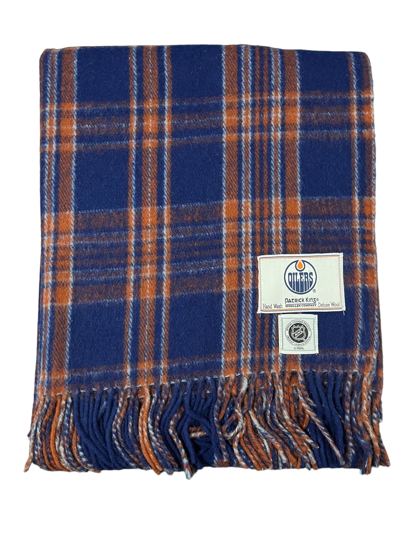 Edmonton Oilers Wool Blanket