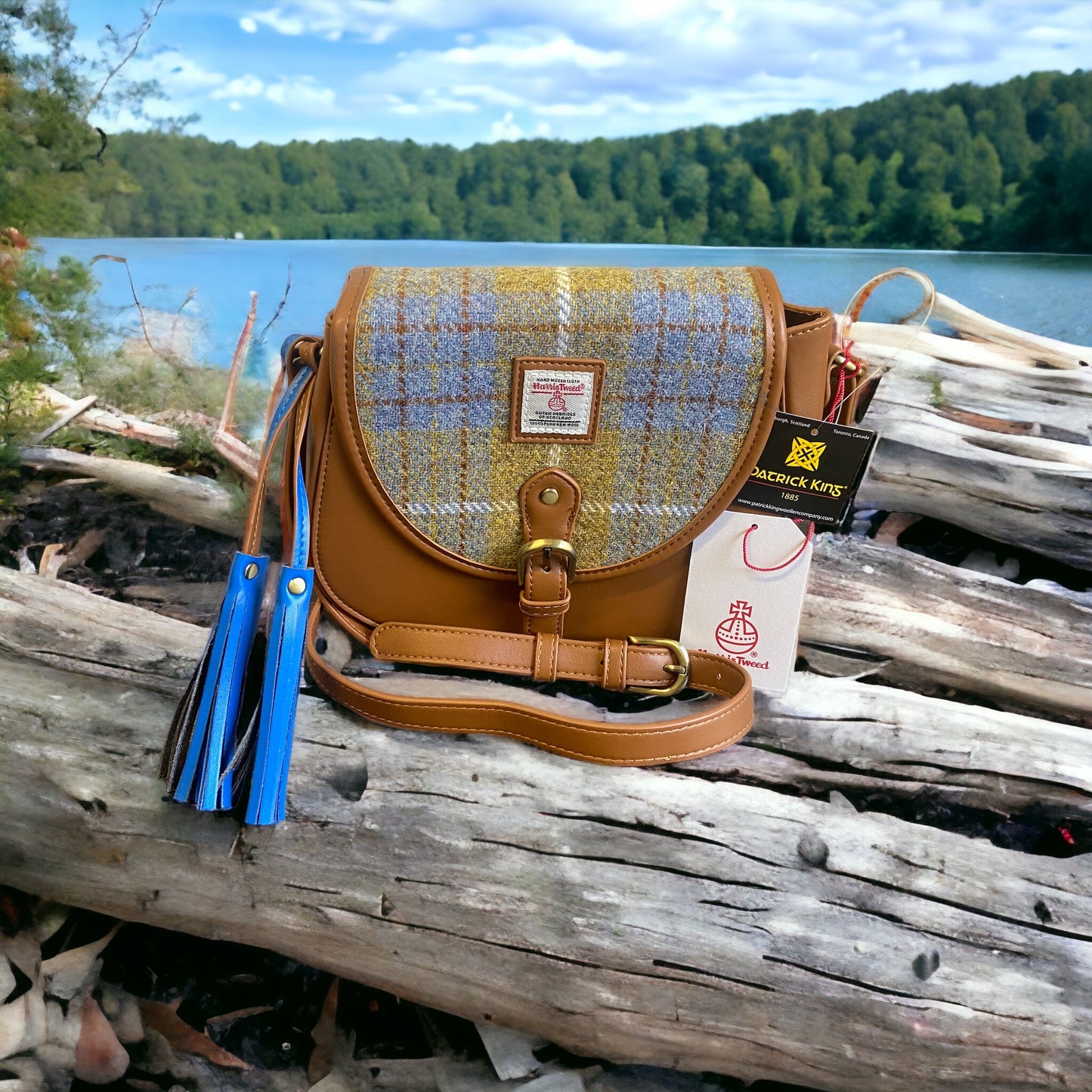 Harris Tweed Saddle Bag