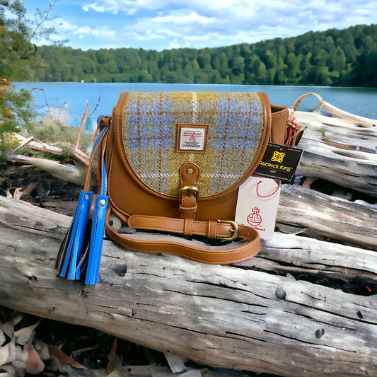Harris Tweed Saddle Bag