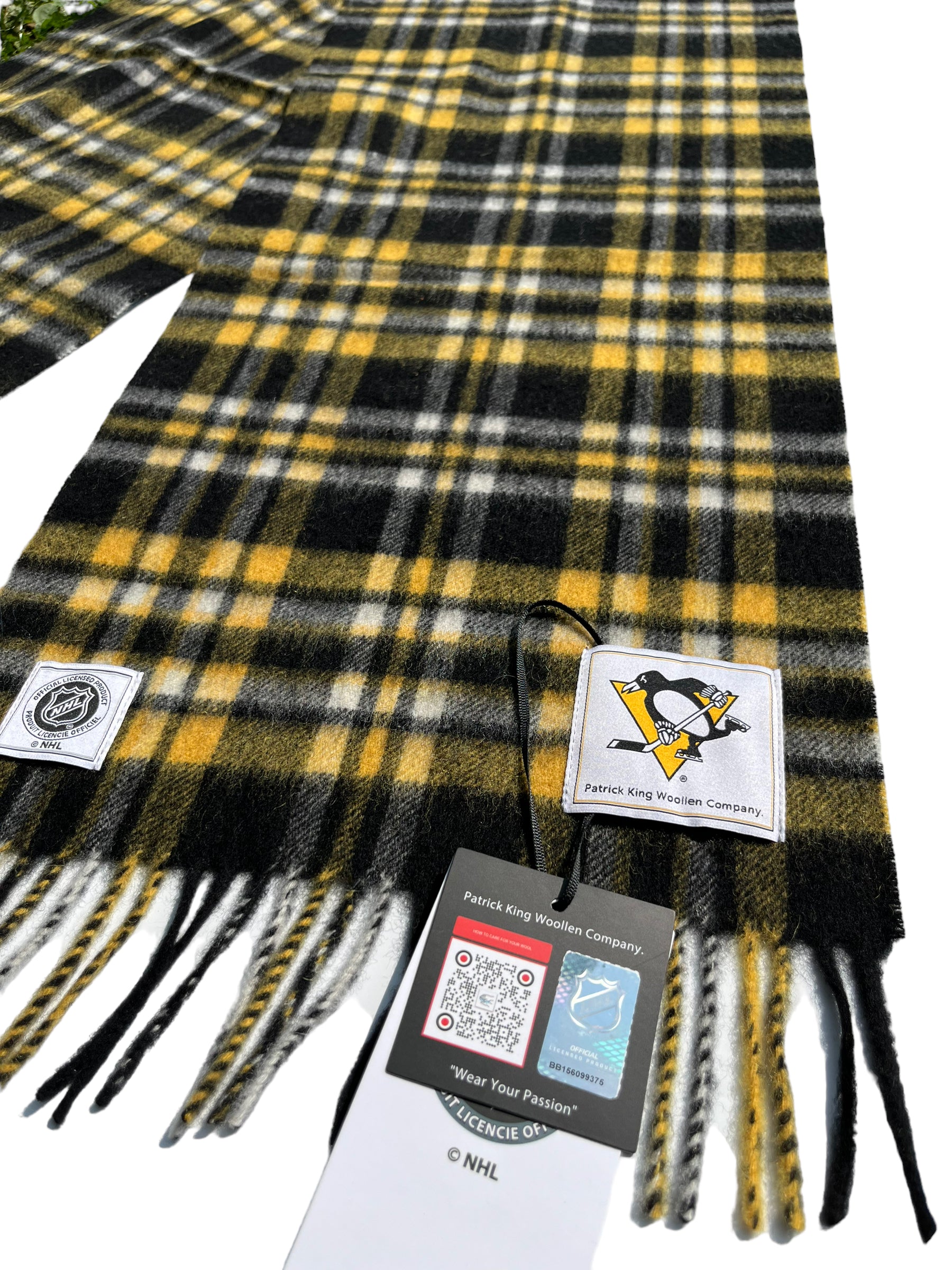 NHL Lambswool Scarf Pittsburgh Penguins