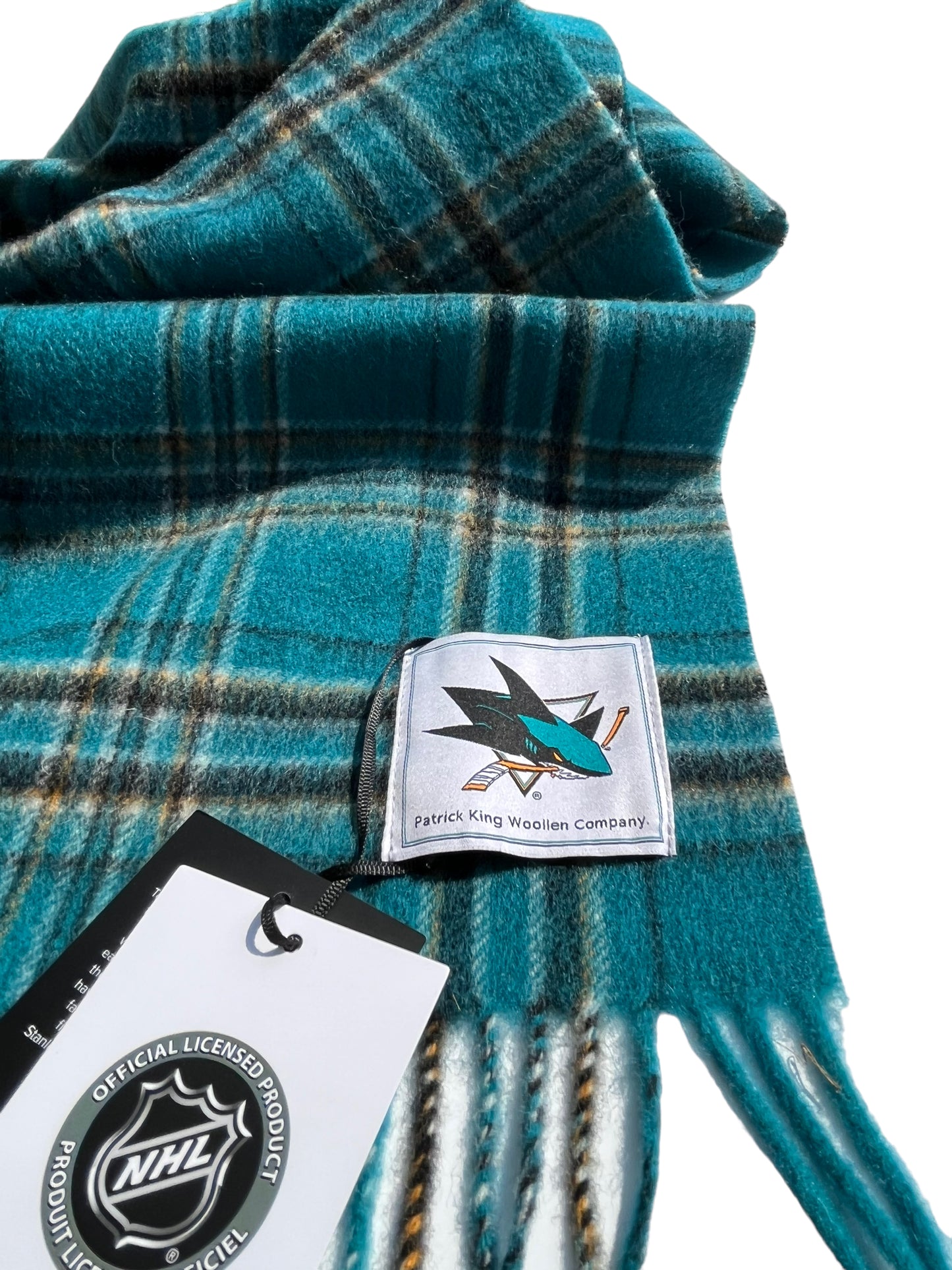 NHL Lambswool Scarf San Jose Sharks