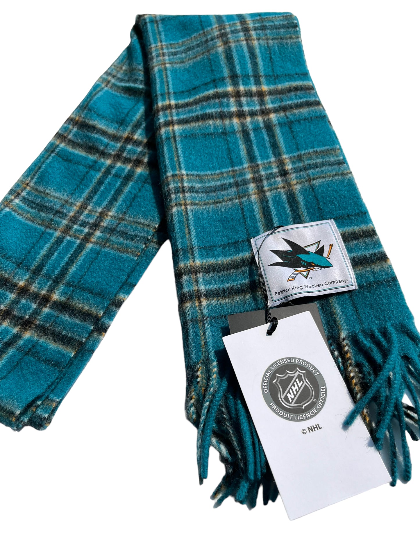 NHL Lambswool Scarf San Jose Sharks