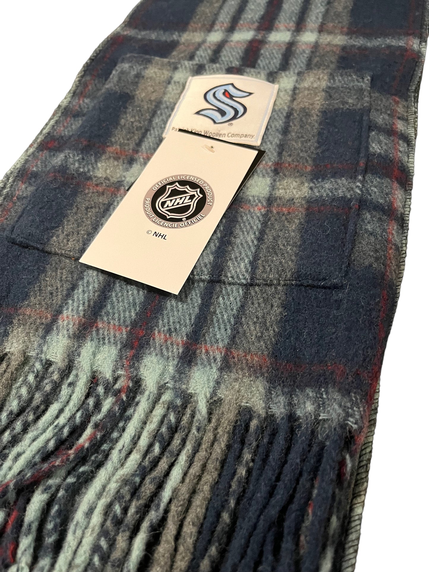 Seattle Kraken Wool Pocket Scarf