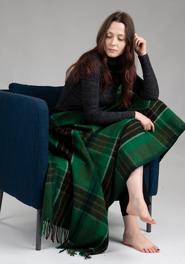 Spirit of Ireland Merino Wool Knee Blanket