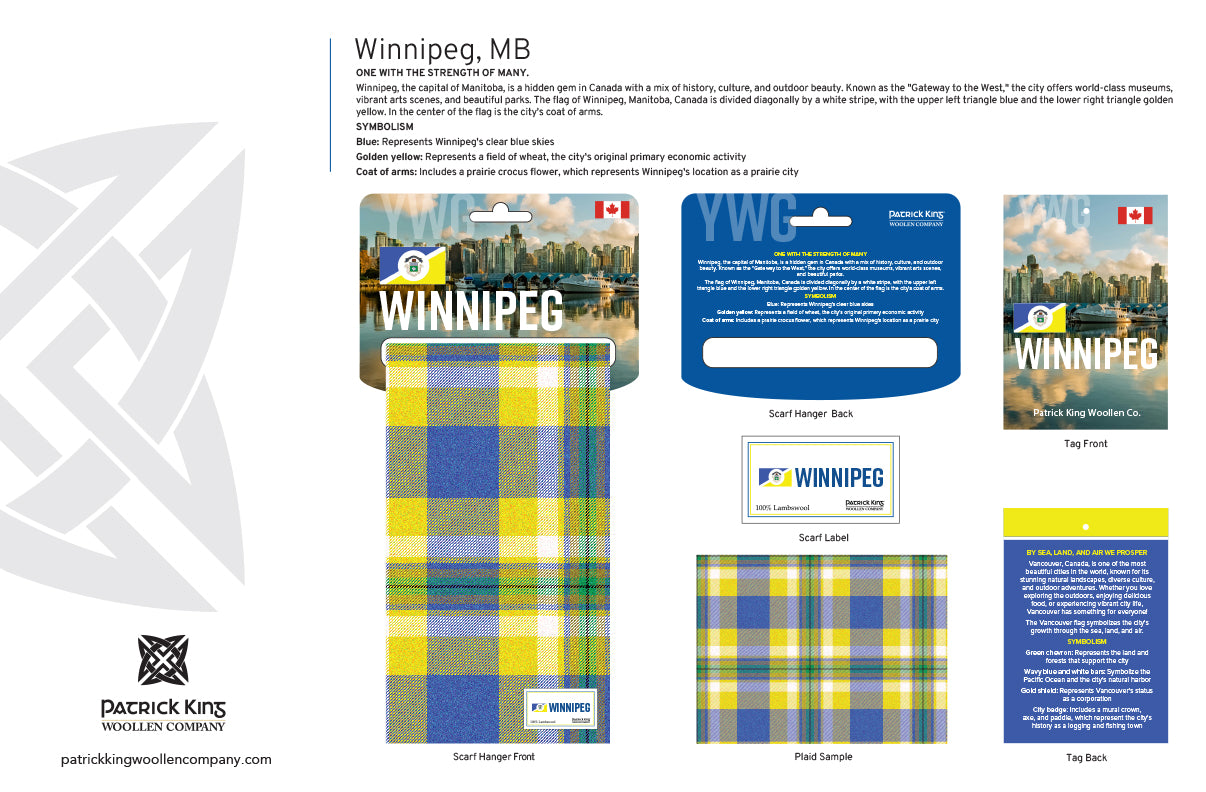 City of Winnipeg Lambswool Scarf