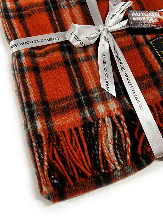 Autumn Ember Deluxe Wool Knee Blanket
