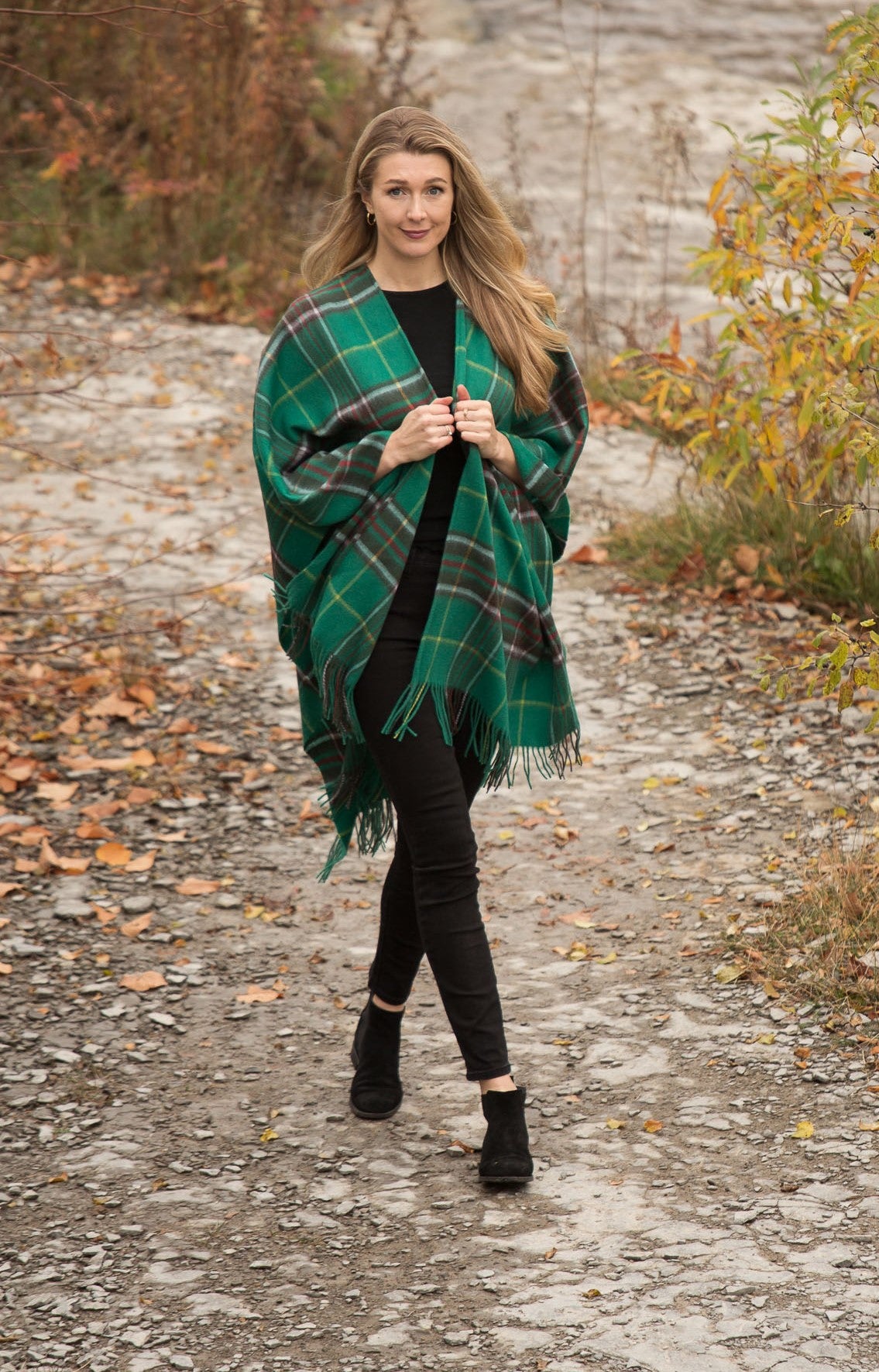 Lambswool Tartan Capes