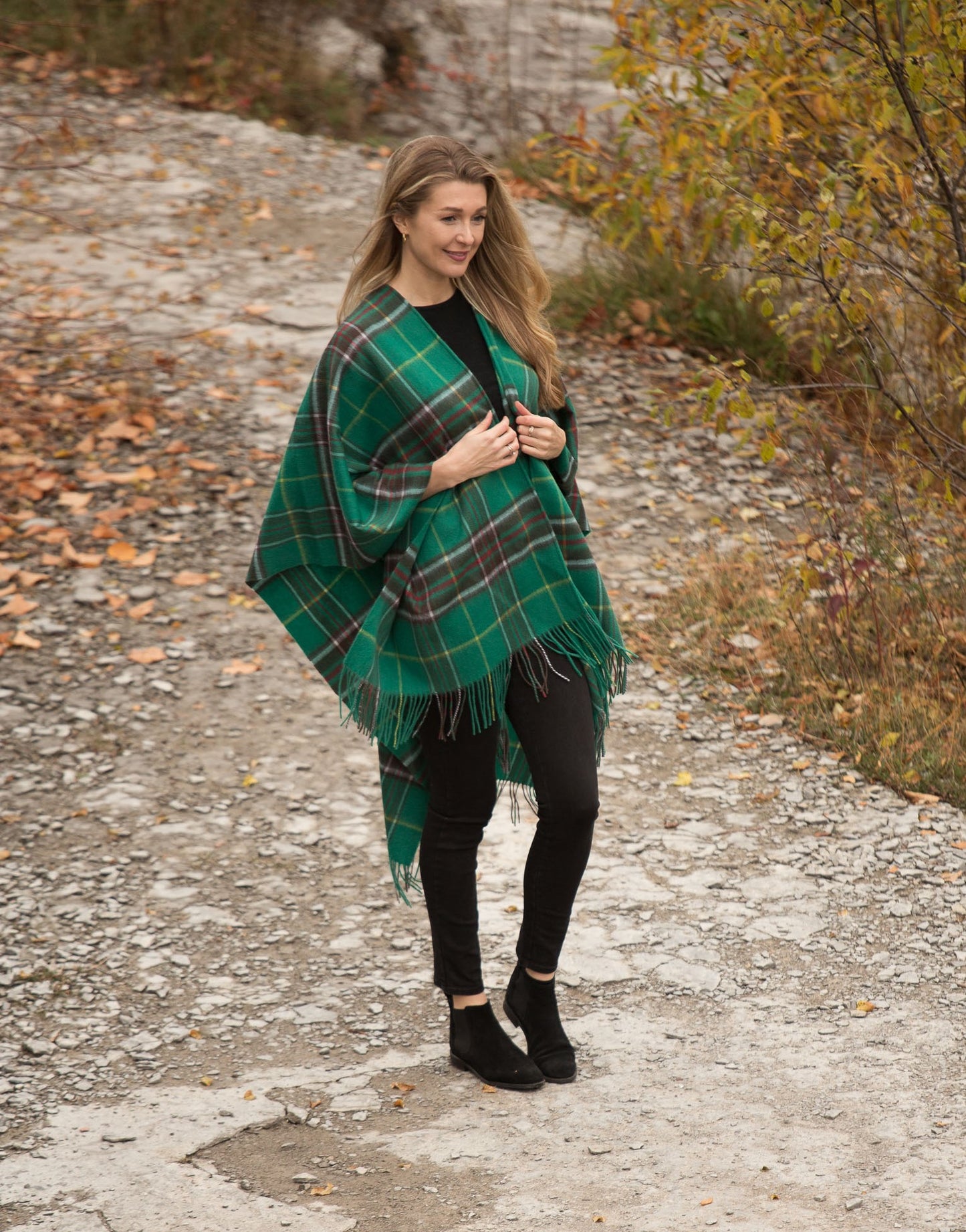 Lambswool Tartan Capes