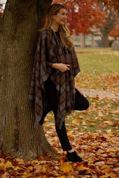 Outlander Tartan Lambswool Cape