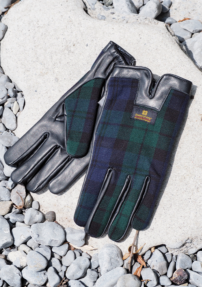 Heritage Collection Men s Tartan Gloves X Large Black Watch