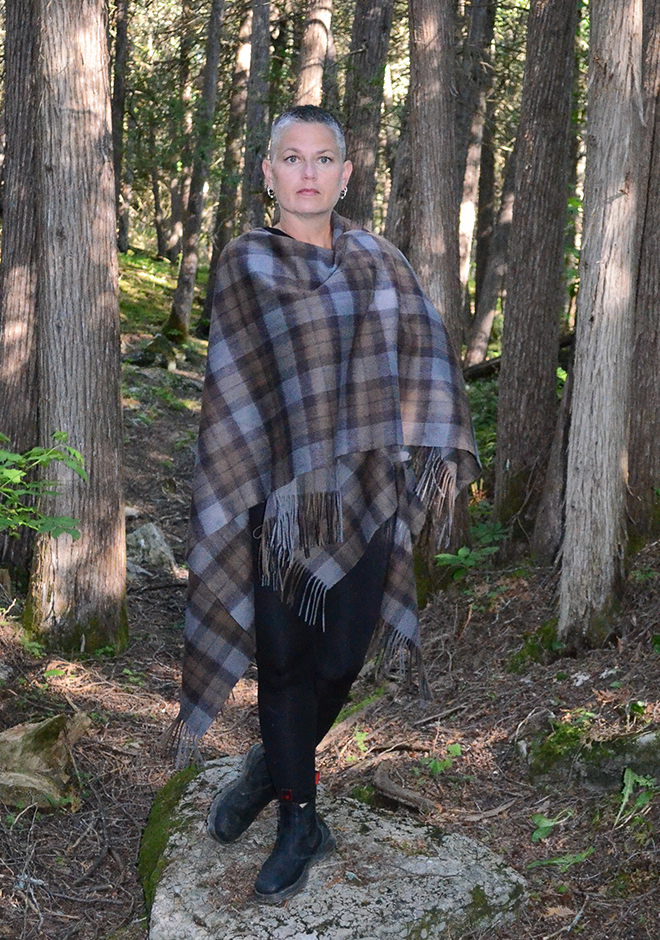 Outlander Tartan Lambswool Cape