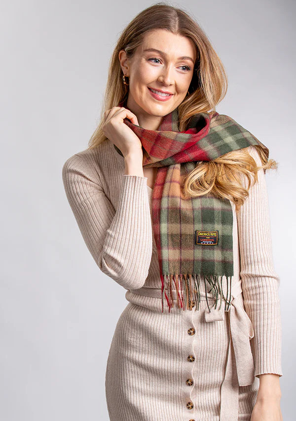 Autumn Buchanan Lambswool Tartan Scarf