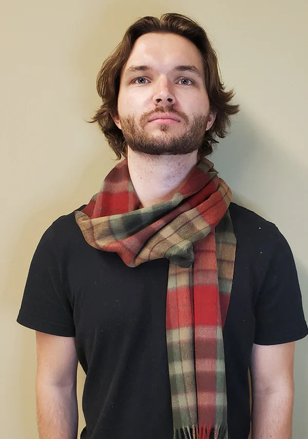 Autumn Buchanan Lambswool Tartan Scarf