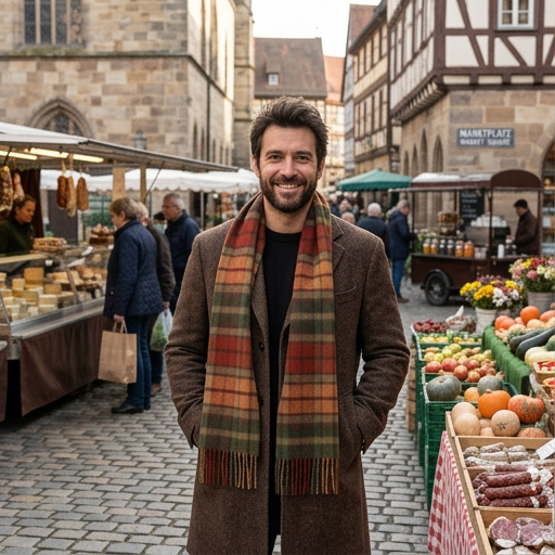 Autumn Buchanan Lambswool Tartan Scarf